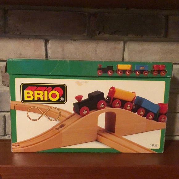 Brio Toys Brio Train Set 3325 Wooden 21 Piece Set Poshmark